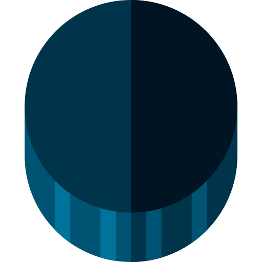 하키 퍽 Basic Rounded Flat icon