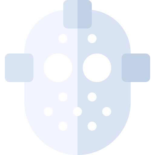 Хоккейная маска Basic Rounded Flat иконка
