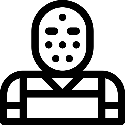 bramkarz Basic Rounded Lineal ikona