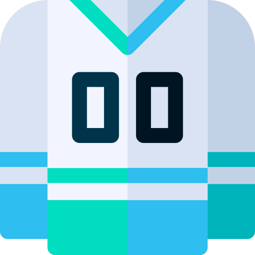 hockey trui Basic Rounded Flat icoon