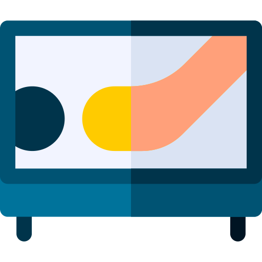 televisor Basic Rounded Flat icono