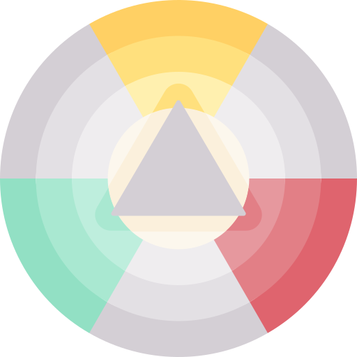 círculo de color Special Flat icono