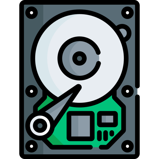 disco duro Special Lineal color icono