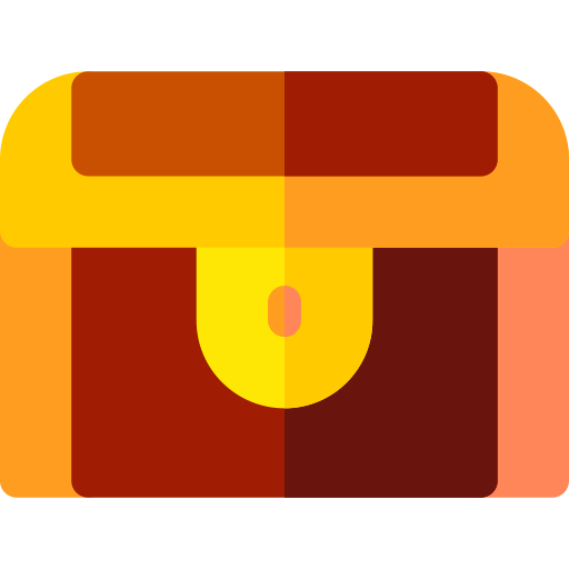 cofre Basic Rounded Flat icono