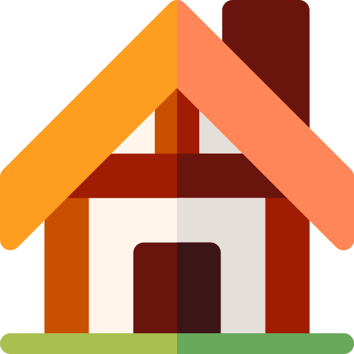 mittelalterliches haus Basic Rounded Flat icon