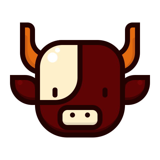 krowa Generic Outline Color ikona