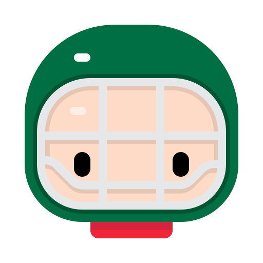 kask hokejowy Generic Flat ikona