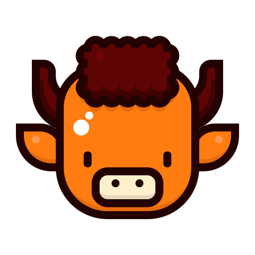 bizon Generic Outline Color icoon