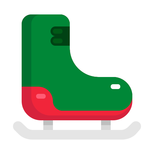 zapatos de patinaje sobre hielo Generic Flat icono