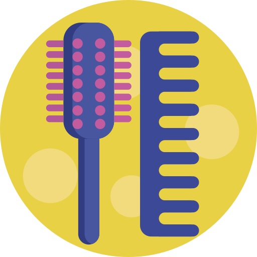 Hairbrush Generic Circular icon