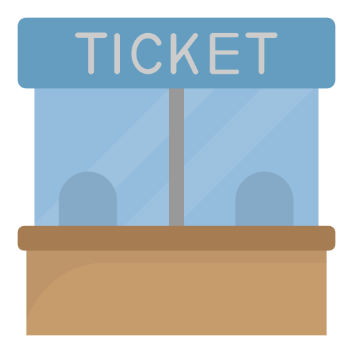 Ticket window Generic Flat icon