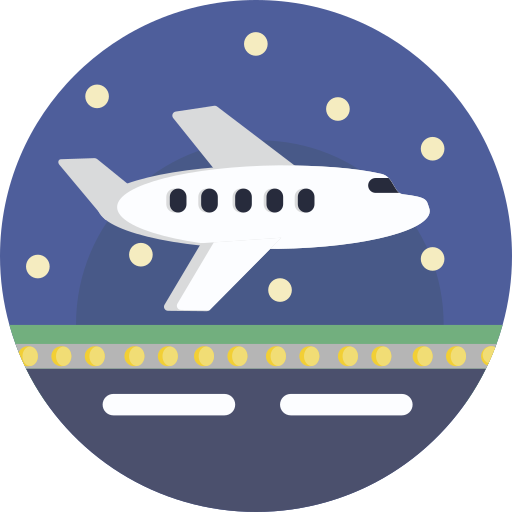 avión Generic Circular icono