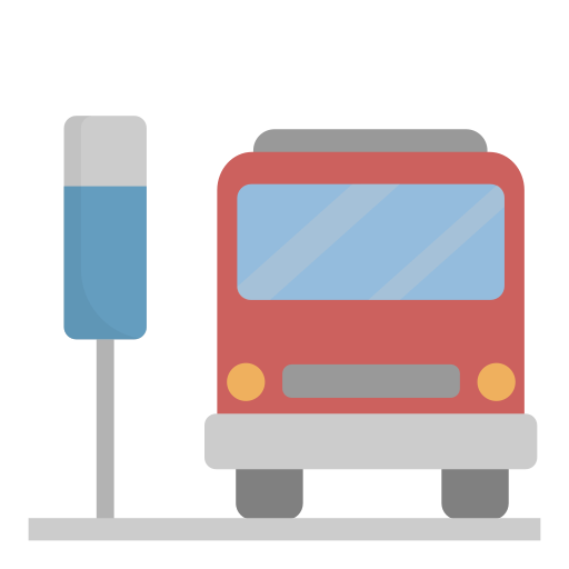 parada de autobús Generic Flat icono
