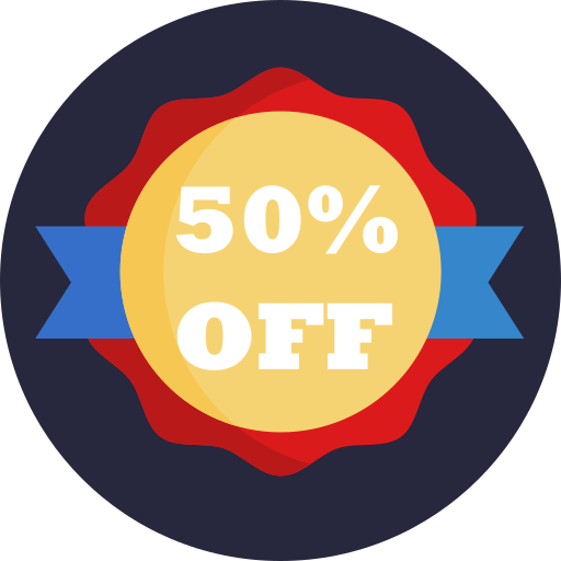 50 percent Generic Circular icon