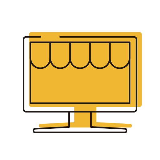 Online shop Generic Color Omission icon