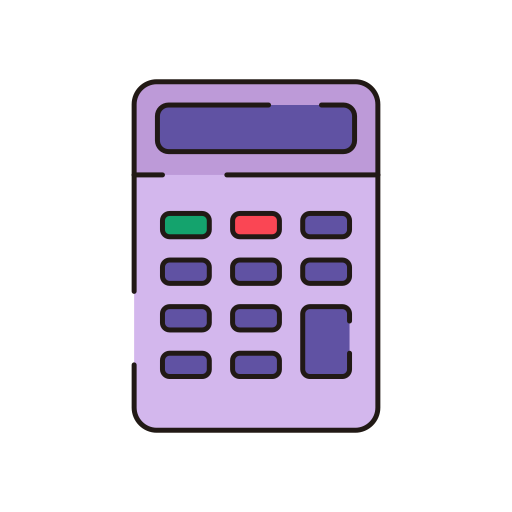 Calculator Generic Outline Color icon