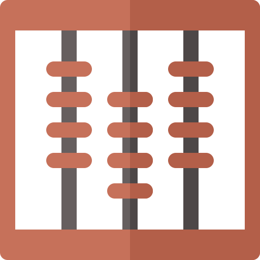 Abacus Basic Rounded Flat icon