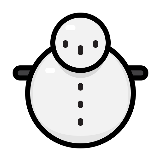 雪だるま Generic Outline Color icon
