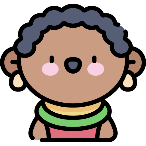 Woman Kawaii Lineal color icon