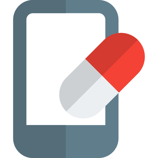 aplicación médica Pixel Perfect Flat icono