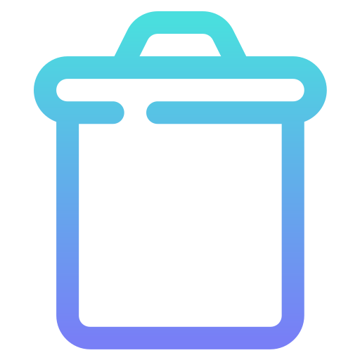 Trash Generic Gradient icon