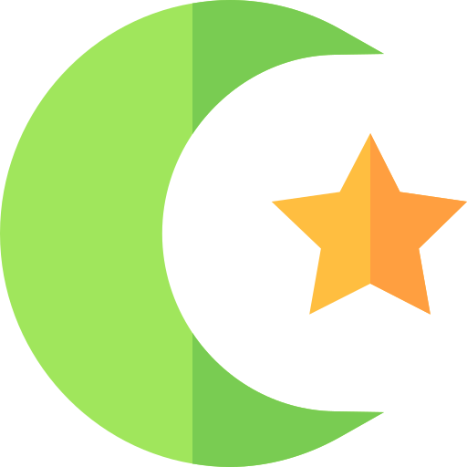 musulman Basic Straight Flat Icône