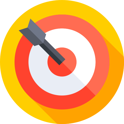 Dart Flat Circular Flat icon