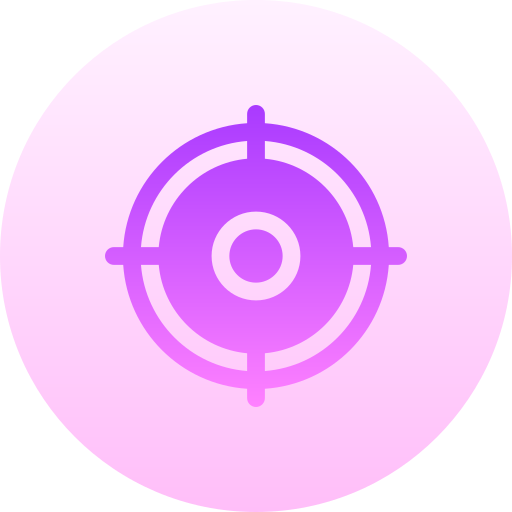 Target Basic Gradient Circular icon