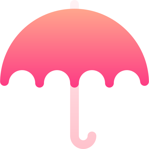 parapluie Basic Gradient Gradient Icône