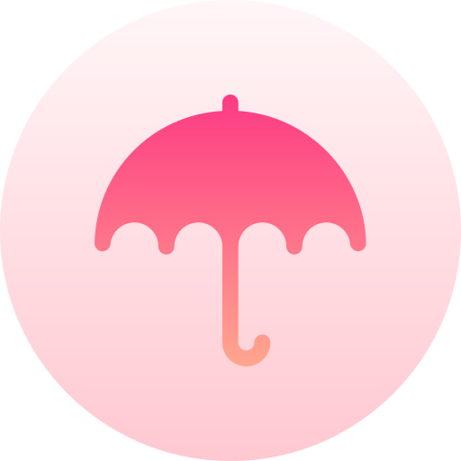 parasol Basic Gradient Circular ikona