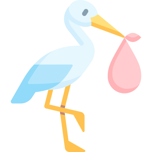 Stork Special Flat icon