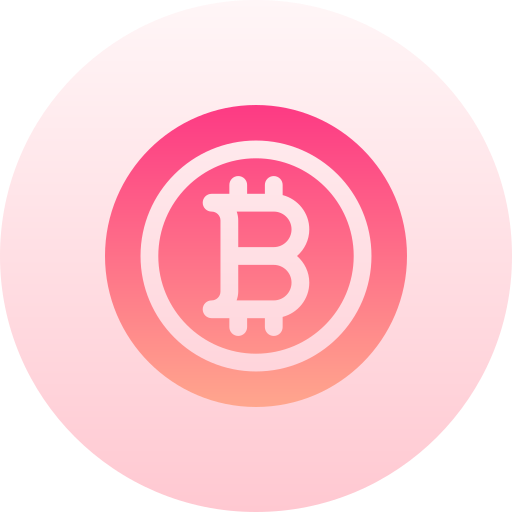 bitcoiny Basic Gradient Circular ikona