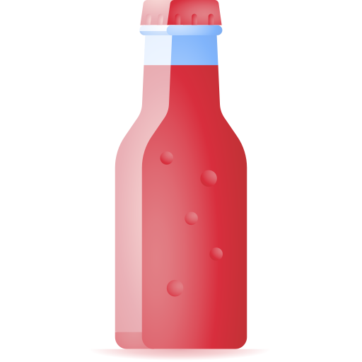 bouteille de soda 3D Toy Gradient Icône
