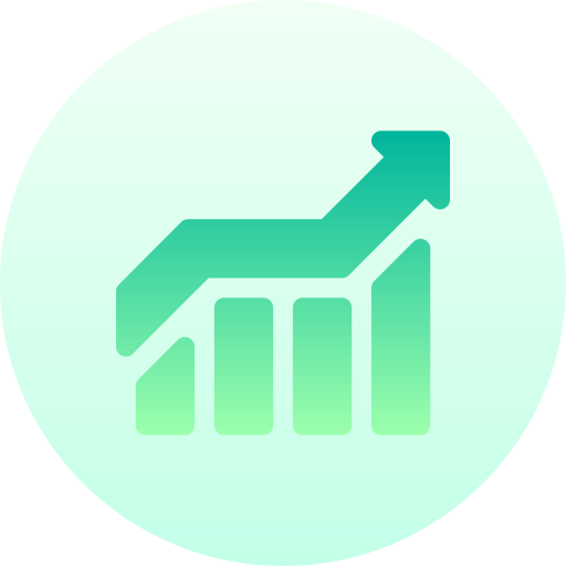 grafico Basic Gradient Circular icono