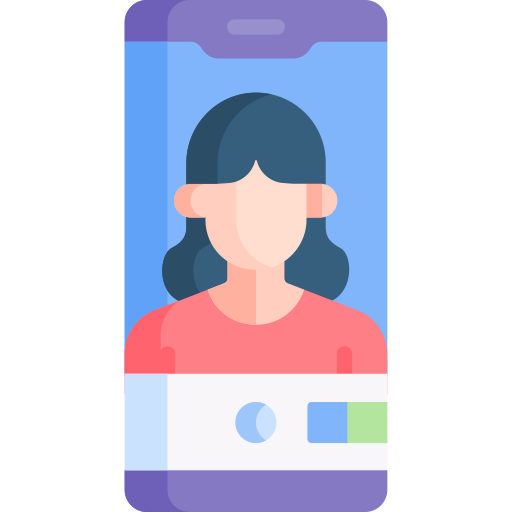 selfie Special Flat icoon
