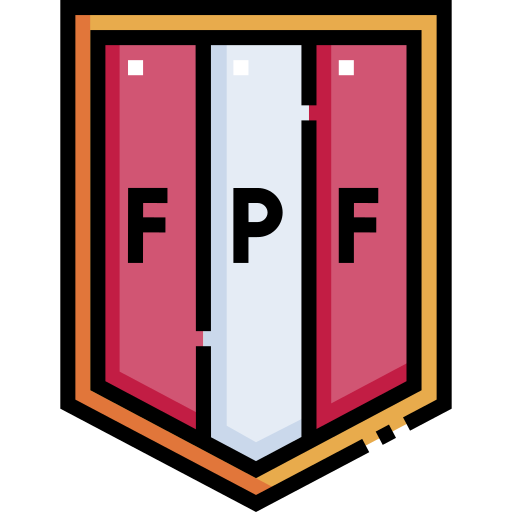 Федерация футбола Перу Detailed Straight Lineal color иконка