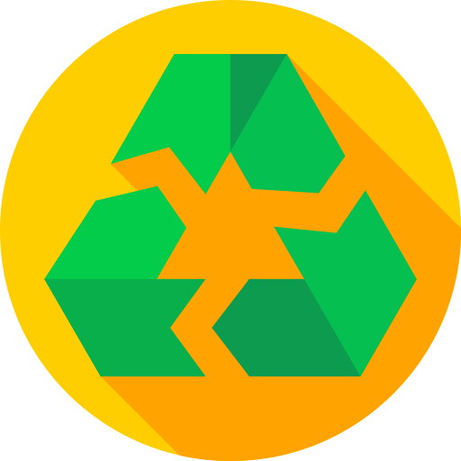recykling Flat Circular Flat ikona
