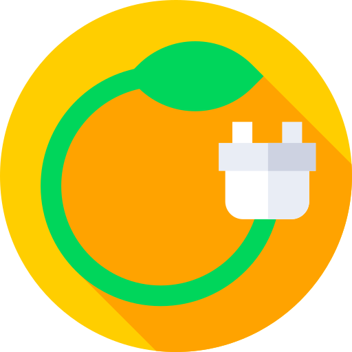 energia verde Flat Circular Flat icona