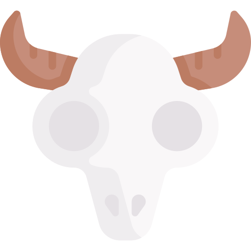 vee schedel Special Flat icoon
