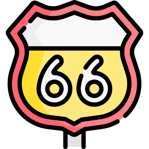 国道66号線 Special Lineal color icon
