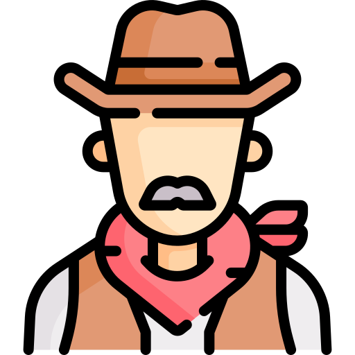 cowboy Special Lineal color icoon