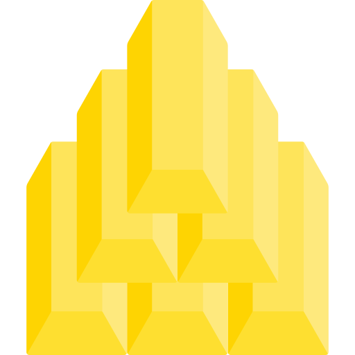 Gold Ingots Special Flat icon