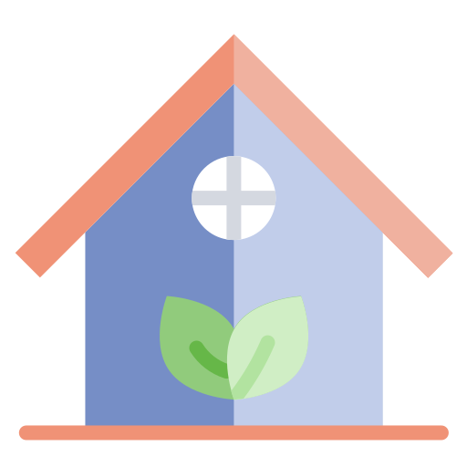 Eco house Generic Flat icon