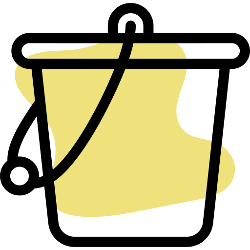 Bucket Generic Rounded Shapes icon