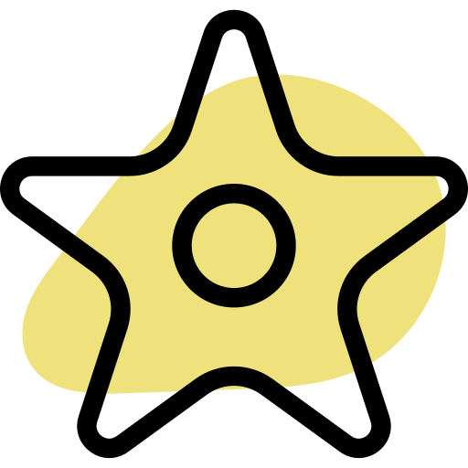 estrella de mar Generic Rounded Shapes icono