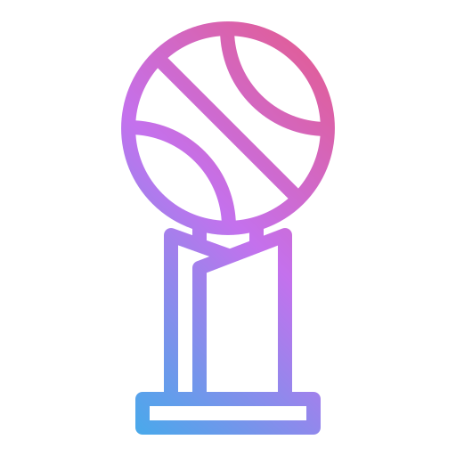 Баскетбольный трофей Generic Gradient иконка
