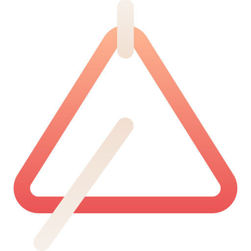 Треугольник Generic Flat Gradient иконка