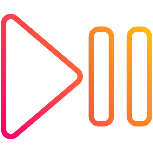 再生を一時停止する Generic Gradient icon