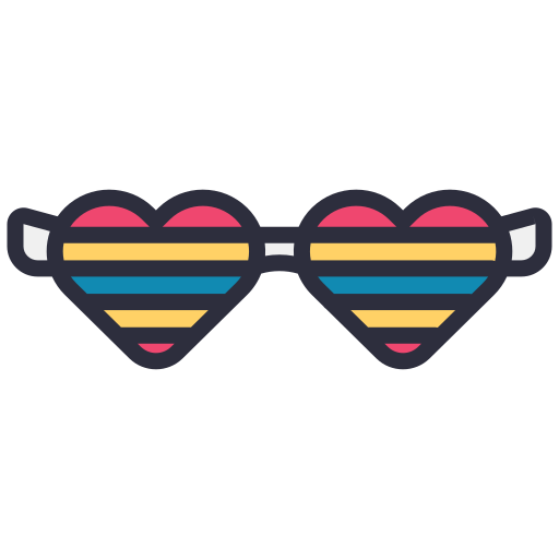 okulary do oczu Generic Outline Color ikona