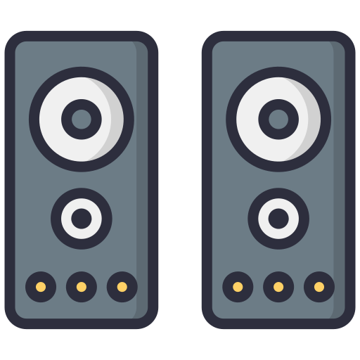 Loud speaker Generic Outline Color icon